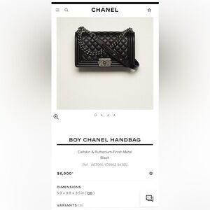 New CHANEL boy
